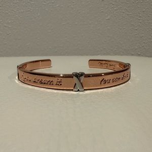 New Mary Kay Adjustable Rose Gold Bracelet “If you can dream it You can do it